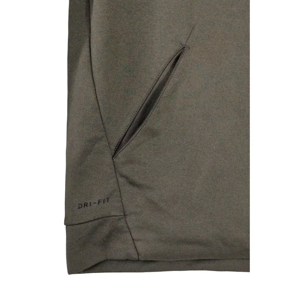 Nike Hoodie Mens S Green Therma‎ Swoosh Essential Pullover Dri Fit Sweatshirt
